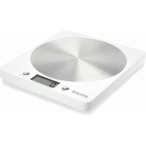 Salter 1036 WHSSDREU16 Disc Electronic Digital Kitchen Scales - White