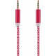 Tellur Basic Audio Cable aux 3.5mm Jack 1m Red
