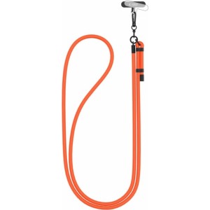 Tech-Protect C1S ROPE CROSSBODY STRAP NEON ORANGE/BLACK