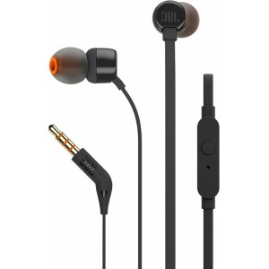 JBL Tune 110 in-ear headphones with 3.5mm mini jack and remote control - black