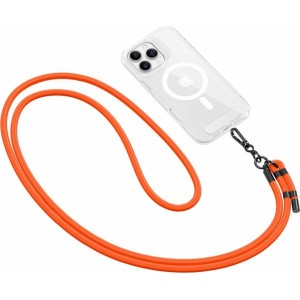 Tech-Protect C1S ROPE CROSSBODY STRAP NEON ORANGE/BLACK