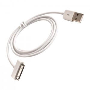 None Cable USB - 30 - pin 1,0 m 1A white bulk