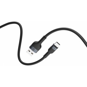 Forever Flexible cable USB - USB-C 1,0 m 3A black