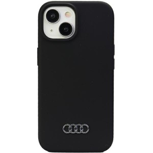 Audi case for iPhone 15 Plus 6,7" black Silicone Case