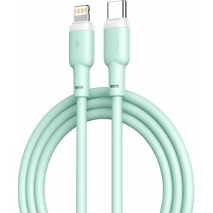 XO cable NB208A PD USB-C - Lightning 1,0m 20W green