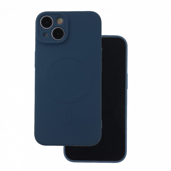 None Simple Color Mag case for iPhone 16 6,1" navy blue