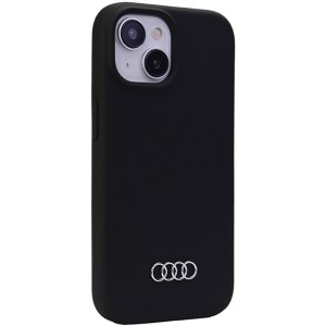 Audi case for iPhone 15 Plus 6,7" black Silicone Case