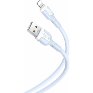 None XO cable NB212 USB - Lightning 1,0 m 2,1A blue