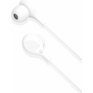 None XO wired earphones EP46 jack 3,5mm with noise cancelling white