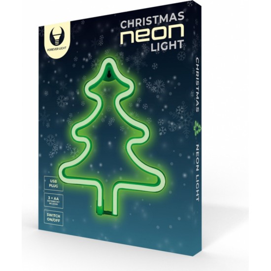 None Neon LED CHRISTMAS TREE green FLNE16 Forever Light