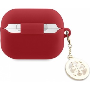 Guess case for APPLE AirPods Pro 2 (2022 / 2023) GUAP23DSLGHDF (3D Rubber 4G Diamond Charm) red