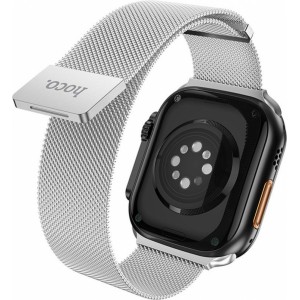 Hoco magnetic metal strap for APPLE Watch 38 / 40 / 41 AS101 mm silver