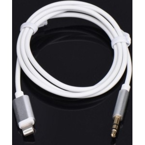 OEM Cable AUX Lightning (male) to Jack 3,5 mm (male) white