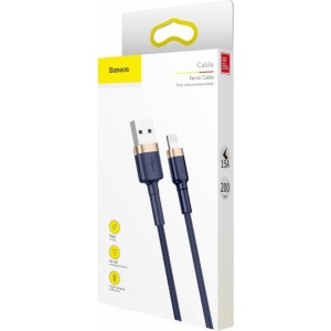 Baseus cable USB A to Lightning 2.4A Cafule CALKLF-BV3 1 m blue gold