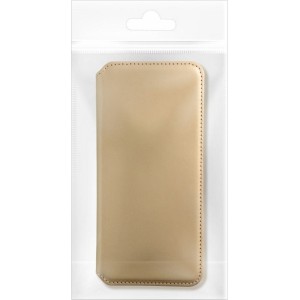 OEM DUAL POCKET Book case for IPHONE 15 Pro Max gold