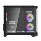 Darkflash Darflash FT418 computer case + 6 aRGB fans (black)