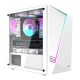 Darkflash Computer case Aigo AL390 + RGB fan (white)