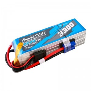 Gens Ace G-Tech 3300mAh 22.2V 45C 6S1P Lipo Battery Pack with EC5 Plug