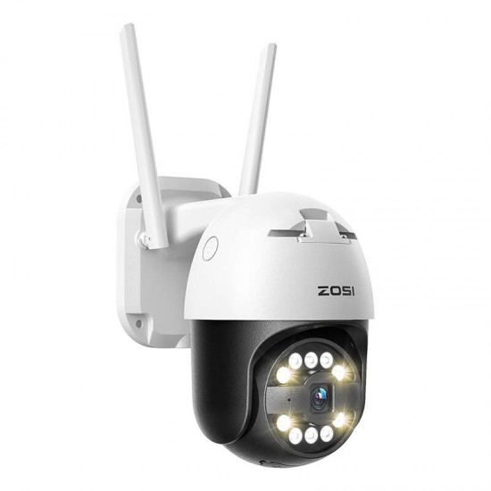 Zosi IP Outdoor Camera ZOSI C296 WiFi Pan Tilt 5MP IP66 with 32GB microSD card