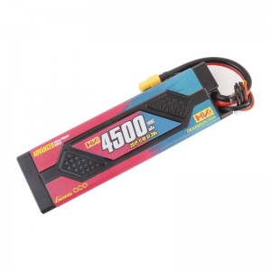 Gens Ace Advanced 4500mAh 11.4V 100C 3S1P HardCase Lipo Battery Pack with XT60