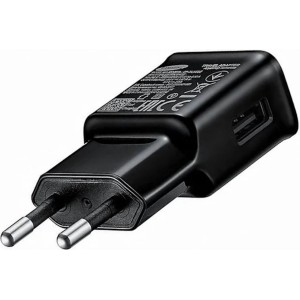 Samsung EP-TA200EBE Adaptīvs 15W Plug USB 3.1 Quick Charge Ātrs lādētājs Melns (OEM)