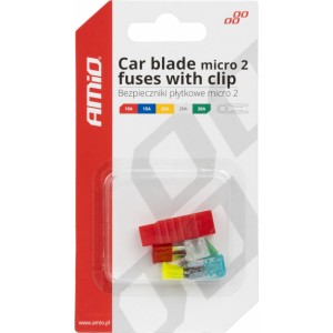 Amio Car blade micro 2 fuses MIX AMIO-03379