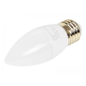 PRL Żarówka LED  E27 C37 ECO 7W b.neutralna