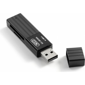 XO card reader 2 in 1 DK05A USB 2.0 black