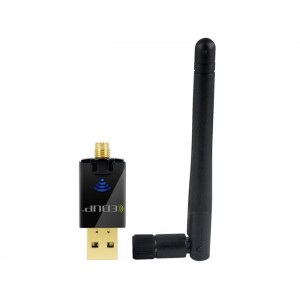 Edup EP - AC1607 divjoslu 600 Mbps USB WiFi adapteris 2,4 GHz / 5,8 GHz / 802.11AC / ar ārēju antenu