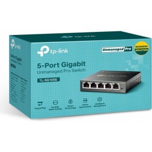 Tp-Link TL-SG105E 1Gbit Tīkla komutators 5port / 1000Mb/s