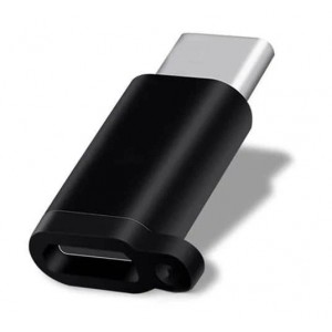 Mocco Universāls Adapteris Micro USB uz Type-C USB Savienojums Melns (OEM)