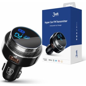 3MK Hyper FM Transmiteris Auto lādētāja raidītājs 2x USB-A / 3A / 15W