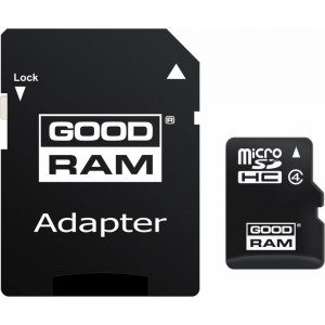 Goodram 8GB Micro Class 4 Atmiņas Karte ar Adapteri