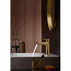 Hansgrohe Talis E 110 izlietnes maisītājs, ar pop-up, polished gold optic