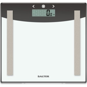Salter 9137 SVWH3R Silver White Glass Analyser Scale