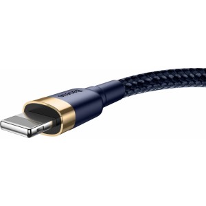 Baseus Cafule USB-A / Lightning 2.4A QC 3.0 cable 1 m - blue-gold