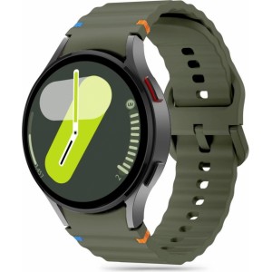 Tech-Protect Pasek Tech-Protect Silicone Sport na Samsung Galaxy Watch 4 / 5 / 5 Pro / 6 / 7 / FE - zielony