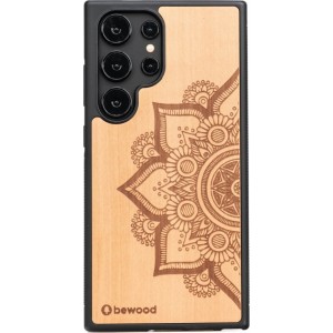 Bewood Mandala Apple Tree wooden case for Samsung Galaxy S24 Ultra - light brown