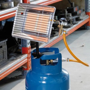 Meva BRI radiant heater for PB LPG gas cylinder