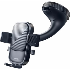 Joyroom JR-OK6 clamp phone holder for glass - black