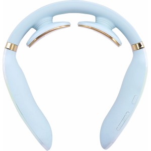 SKG K6E neck massager, electrostimulator with compress - blue