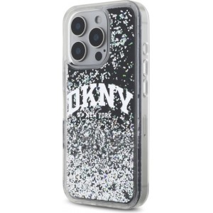 Dkny DKHCP16LLBNAEK iPhone 16 Pro 6.3" black/black hardcase Liquid Glitter Arch Logo