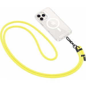 Tech-Protect C1S ROPE CROSSBODY STRAP NEON YELLOW/BLACK