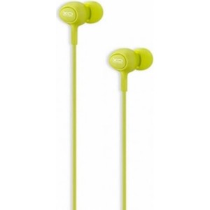 None XO wired earphones S6 jack 3,5mm green