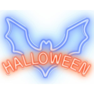 None Neon PLEXI LED HALLOWEEN blue red NNE17 Neolia