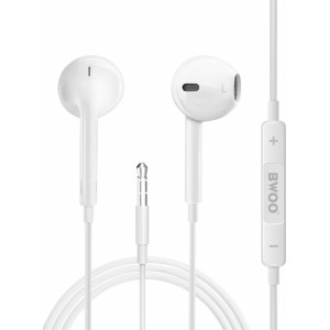 None BWOO wired earphones 3.5mm stereo white