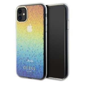 None Guess case for iPhone 11 GUHCN61HDECMI HC IML Faceted Mirror Disco Iridescent