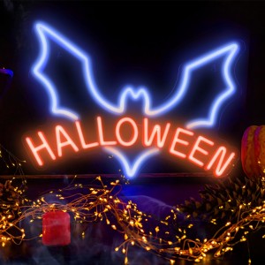 None Neon PLEXI LED HALLOWEEN blue red NNE17 Neolia