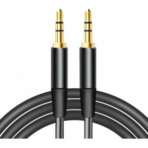 None Maxlife audio cable jack 3.5 mm - jack 3.5 mm 1m black