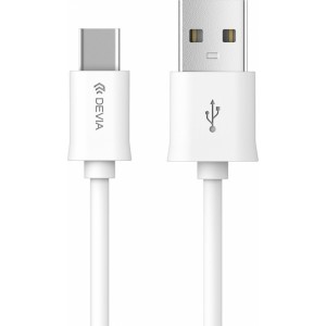 None Devia cable Smart EC082 USB - USB-C 1,0 m 2,1A white